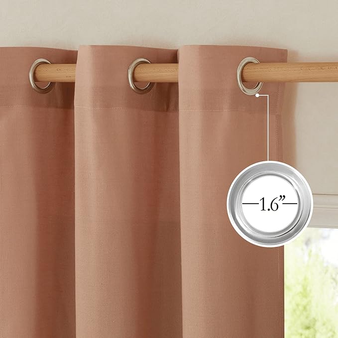 NICETOWN Linen 36 inch Curtains - Image 4