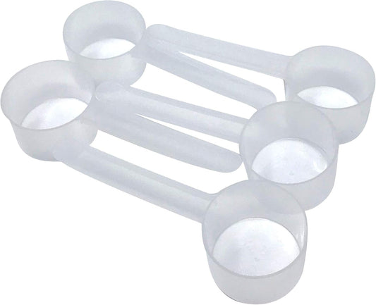 1.5 Tablespoon (23 mL) Long Handle Scoop for Measuring Coffee, Pet Food, Grains, Protein, Spices and Other Dry Goods (Pack of 5)