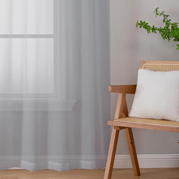 Chyhomenyc Light Grey Sheer Valances - Image 9