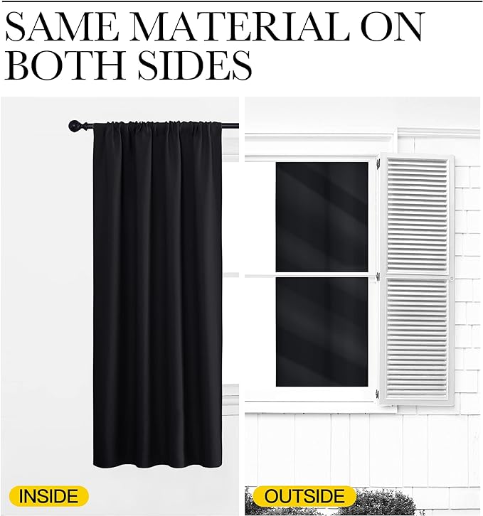 NICETOWN Living Room Blackout Shades - Image 4