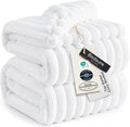 Bedsure GentleSoft White California King Size Blanket by BEDSURE