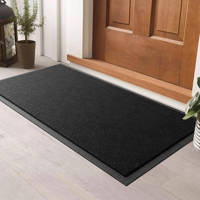 Amyracel Front Door Mat Indoor Outdoor Entrance, 36" x 72" All-Season Waterproof Heavy Duty Doormat for Outside Entry, Stain and Fade Resistant, Low Profile, Easy Clean Patio Entryway Mat