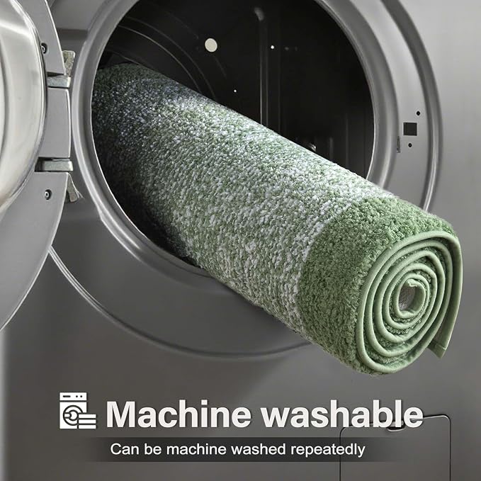 70x24 Long Bathroom Rugs Washable Non Slip, Soft Absorbent Quick Dry Mats - Image 9