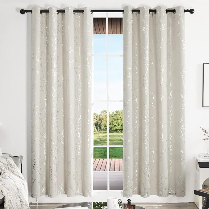 Deconovo Living Room Curtains, Room Darkening Curtain, Thermal Insulated - Image 2