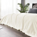 BEDELITE Fleece Blanket King Size – 3D Ribbed Jacquard Soft and Warm Decorative by BEDELITE