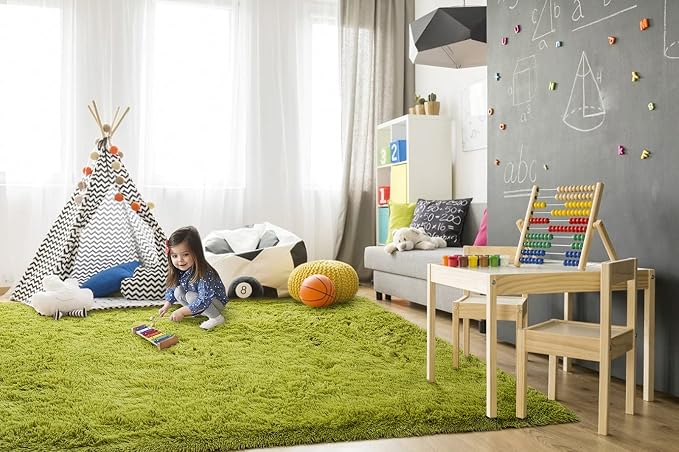 TWINNIS Super Soft Shaggy Rugs Fluffy Carpets 9x12 Feet, Indoor Modern Plush - Image 4