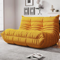 Bean Bag Chairs for Adults, BeanBag Reading Chair Memory Foam Couch, Floor Chair Soft Teddy Material, Comfy Reading Nook Chairs for Bedroom Living Room Office(Yellow)