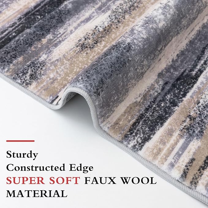 Lansny Modern Abstract Runner Rug 2x12 - Image 5