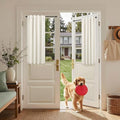 Pitalk 100% Blackout Short Linen Curtains by Pitalk