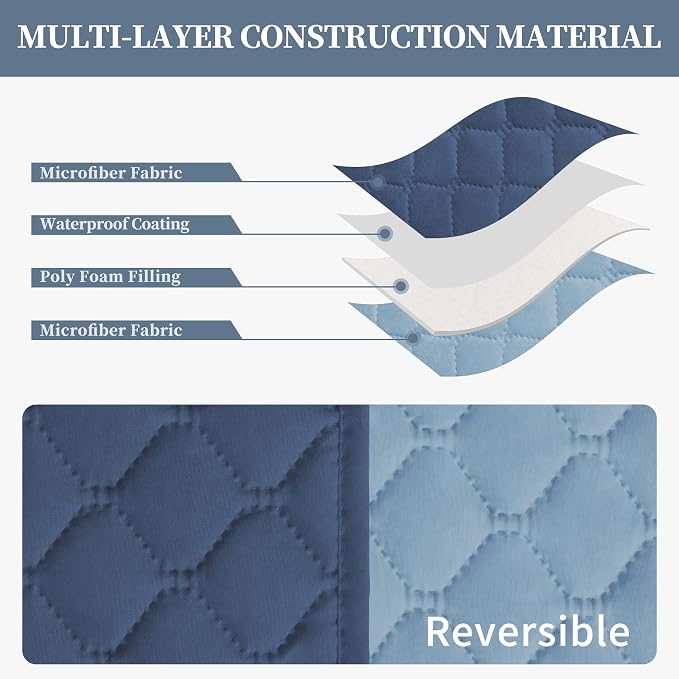 ISSUNTEX Double Protection 100% Waterproof Recliner Covers - Image 4