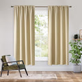 RYB HOME Bedroom Blackout Curtains 72 inches Long, 100% Blackout Thermal by RYBHOME