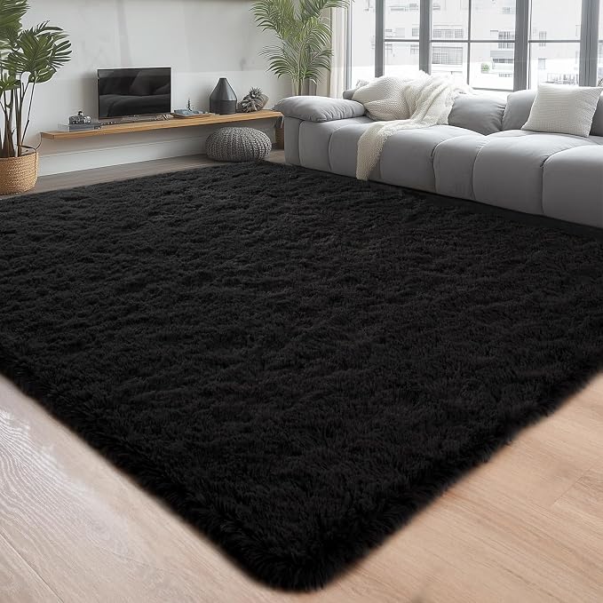 Chicrug Soft Runner Rug for Bedroom Living Room Plush Fluffy Rugs 5x7 Feet by ChicrugHomeDecor