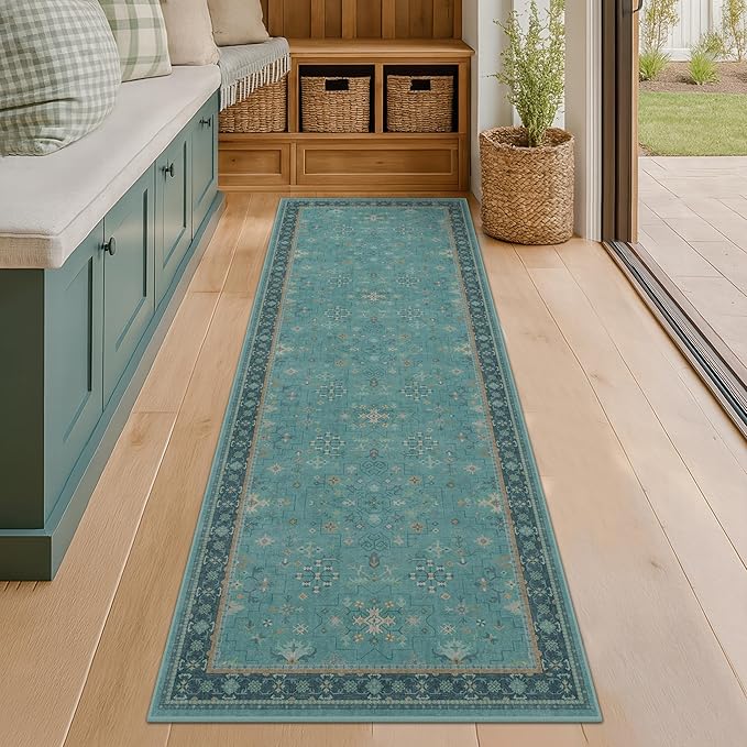 Boho 2x10 Extra Long Runner Rugs by HazoHaus