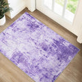 Washable Area Rugs 2'x3' Non-Slip Modern Abstract Soft by RELEANY