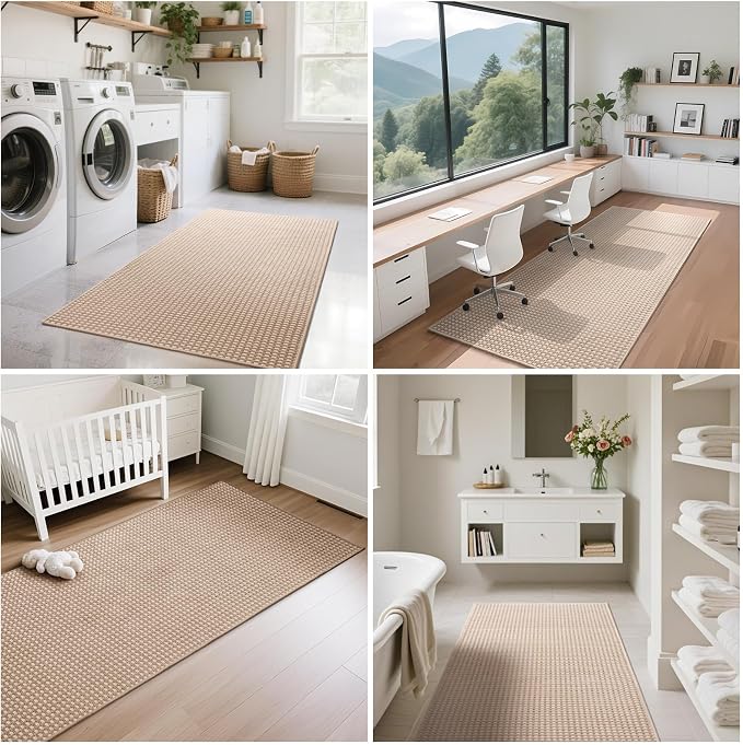 YDKGL Boho 3x5 ft Washable Area Rug Entryway Runner - Image 9