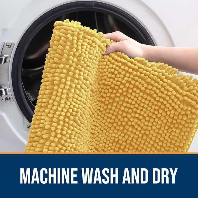 OLANLY Dog Door Mat for Muddy Paws 44x24, Absorbs Moisture and Dirt, Absorbent - Image 5