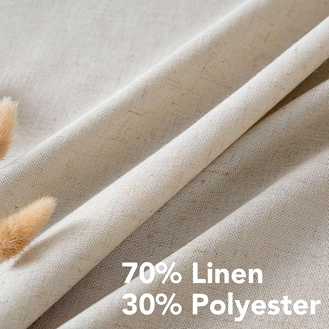 H.VERSAILTEX Elegant Natural Linen Blended Energy Efficient Light Filtering - Image 4