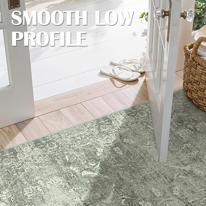 3x6 Washable Hallway Runner Rug - Image 7