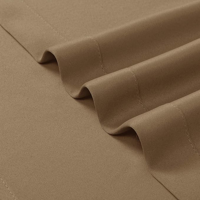 Chyhomenyc Taupe Blackout Valances - Image 9