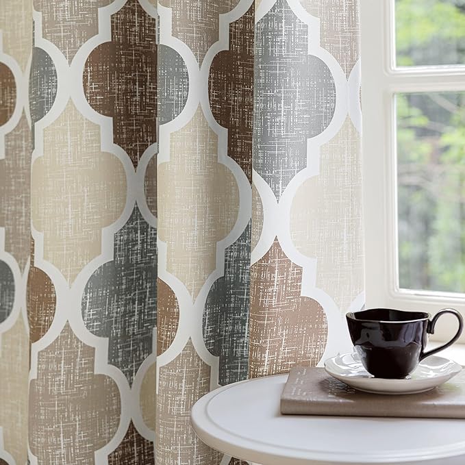 Beauoop 100% Blackout Curtains 90 Inches Long 2 Panels - Image 6