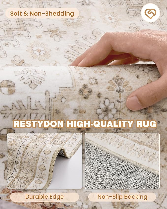 2x5 Rug Runner Washable for Entryway, Soft Bathroom Rugs - Image 7