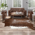 AROGAN Western Decor Faux Fur Cowhide Rug, Large Size Premium Animal Skin Cow by AROGANAREARUG