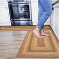 Kingston Jute Braided Rug Runners 22x72 – A Multicolor Braided Runner Rug to Use in Kitchen & Entryway