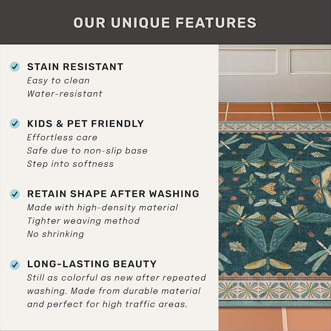 Hazo Haus Wide Runner Rug for Hallway 2'6"x8' - Image 7