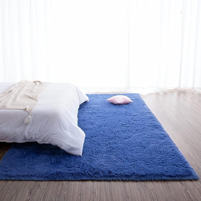 TWINNIS Super Soft Shaggy Rugs Fluffy Carpets, 4x5.9 Feet, Indoor Modern Plush - Image 7
