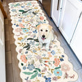 2x6 Washable Hallway Runner Rug: Floral Kitchen Rugs by HYHAOYUNLAI