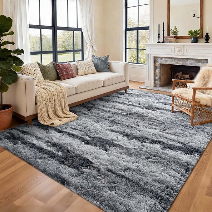9x12 Ft Extra Large Shag Rugs for Living Room, Ultra Soft Fluffy Furry Area - Image 3