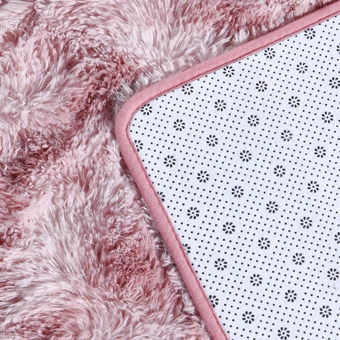 Deerhoo Large Shag Area Rugs 5 x 8, Tie-Dyed Plush Fuzzy Rugs - Image 6