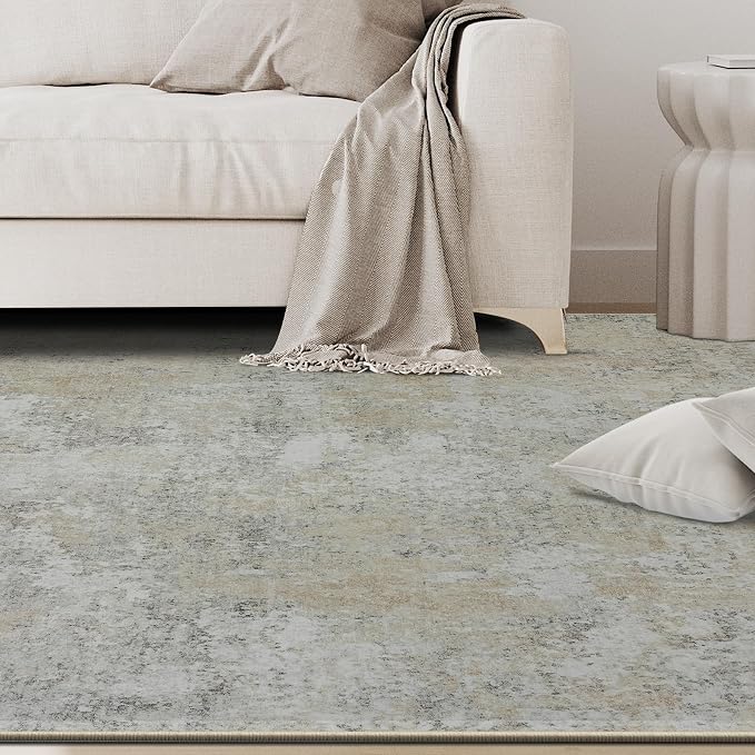 5x7 Area Rugs for Living Room Rug Washable: Abstract Rug for Dining Room - Image 9