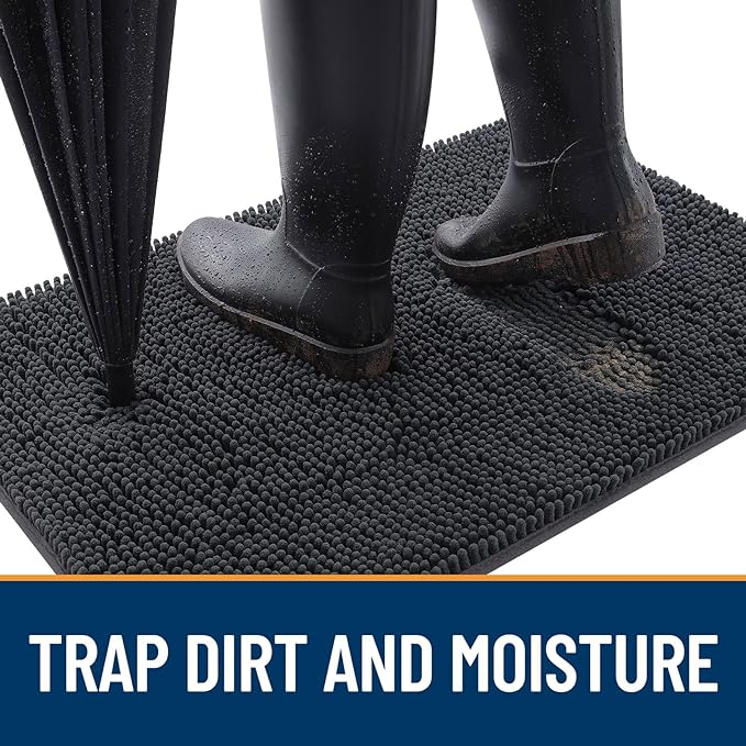 OLANLY Dog Door Mat for Muddy Paws 36x24, Absorbs Moisture and Dirt, Absorbent - Image 2