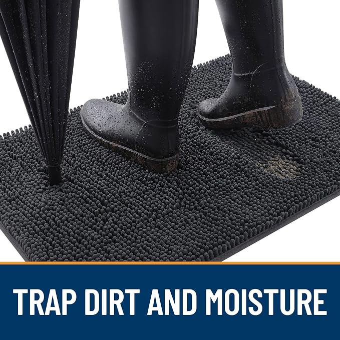 OLANLY Dog Door Mat for Muddy Paws 70x46, Absorbs Moisture and Dirt, Absorbent - Image 2