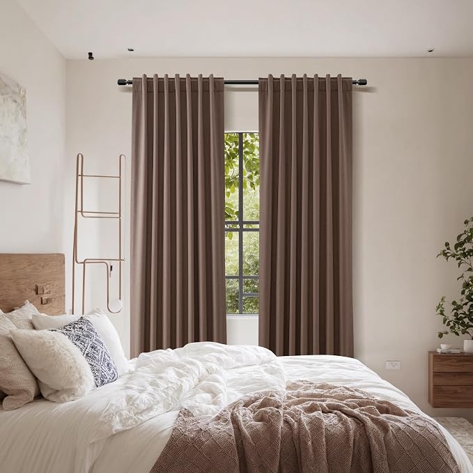 Guken 100% Blackout Curtains 90 Inch Length 2 Panels Set - Image 8
