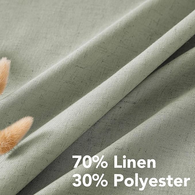 H.VERSAILTEX Living Room Linen Curtains - Image 4