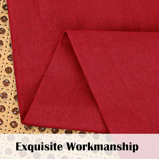 FRAMICS Farmhouse Cotton Linen Curtains - Image 7
