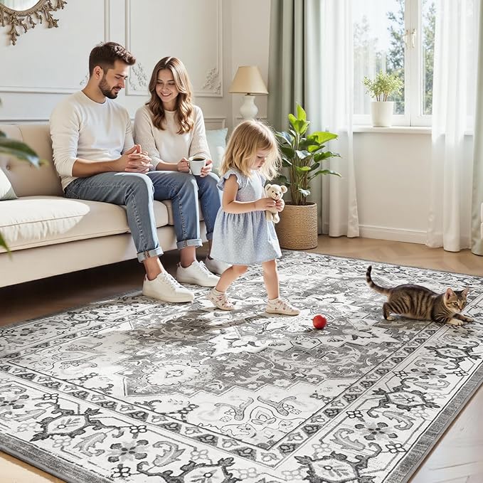 Lofus 8x10 Area Rugs for Living Room, Washable Area Rug, Rugs for Bedroom - Image 7