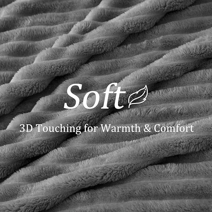 BEDELITE Twin Blanket for Couch & Bed, 300GSM Soft & Warm Fleece Blanket - Image 3
