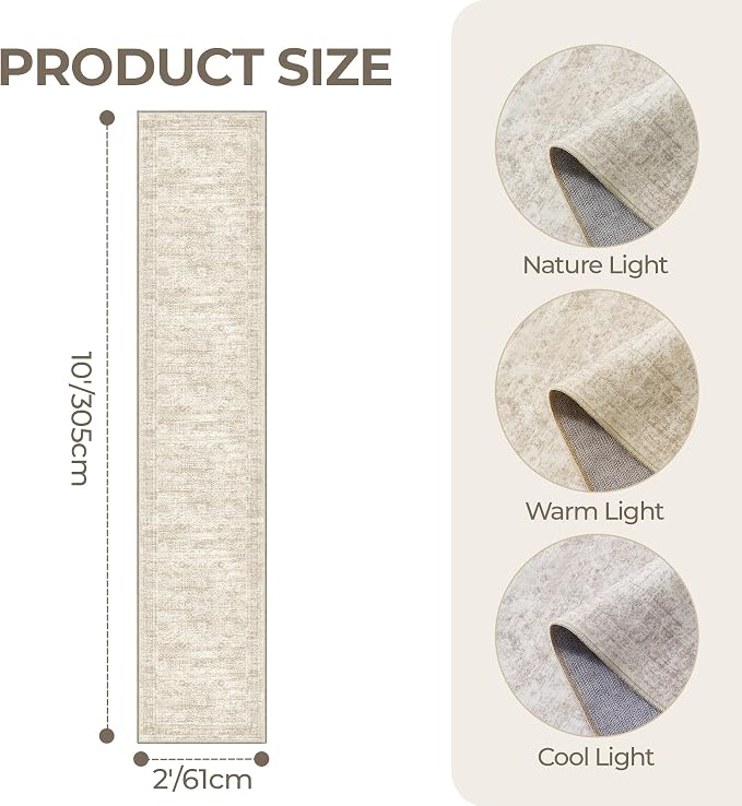 Long Bathroom Rugs Runner - Image 2