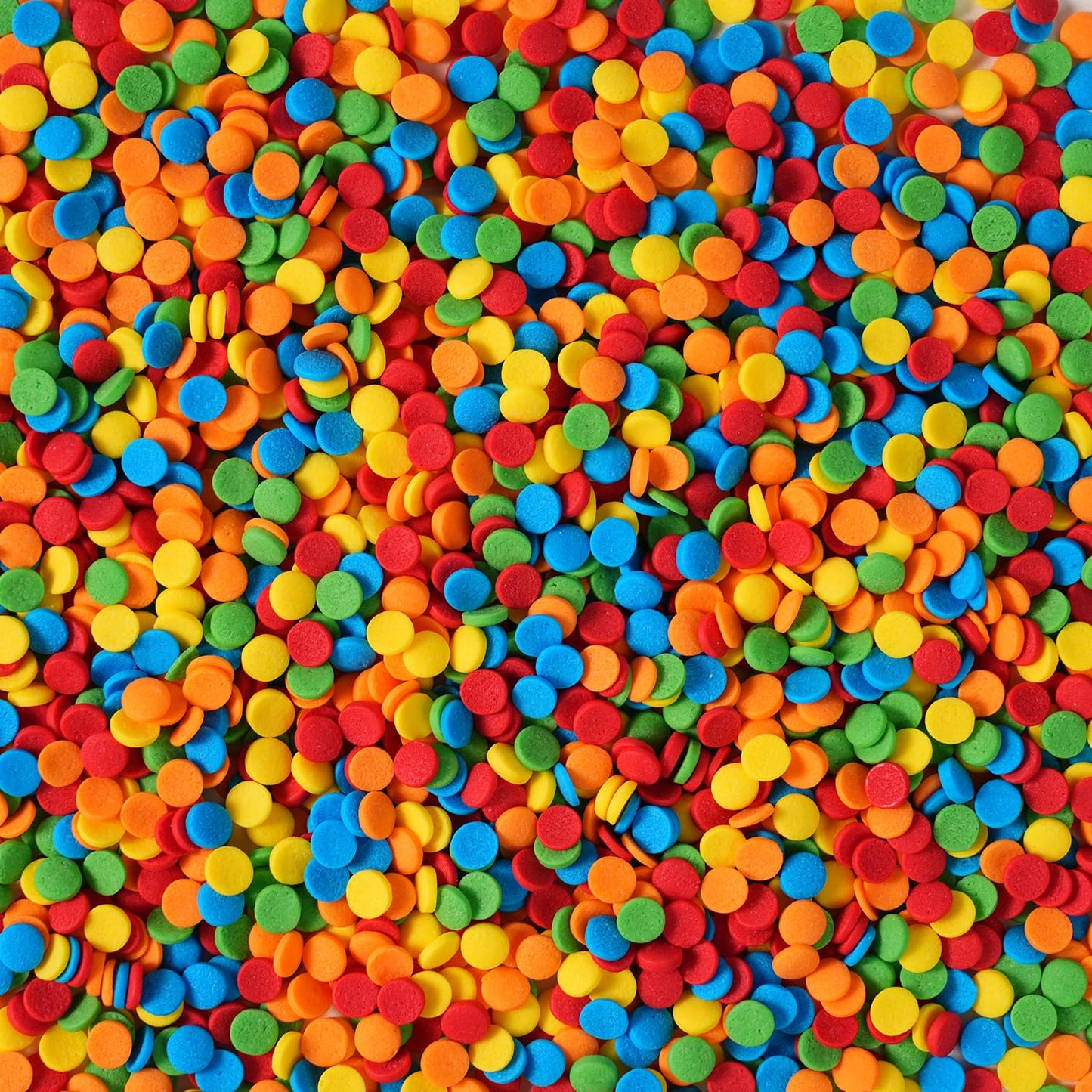 Edible Confetti Sprinkles, Rainbow Sprinkles for Cake Decorating, Round Sprinkles for Cupcakes, Cakes, Cookies, Cake Toppers, Ice Cream(120g/4.23oz)