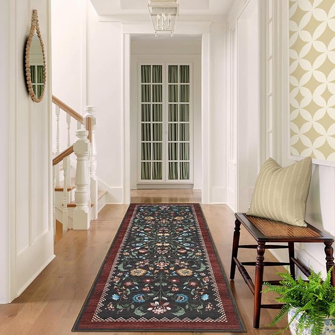 GarveeHome Floral Rug 2.5x10 Runners - Image 9