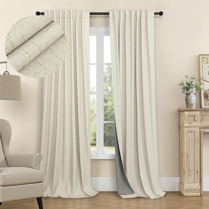 Extra Long Blackout Curtains for 10 Feet High Ceiling Living Room Large Window by Pitalk