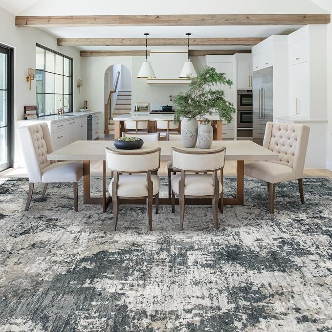 XLUEZ 8x10 Area Rugs for Living Room, Washable Modern Abstract Large Area Rug - Image 5