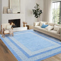 GarveeHome 10x13 Large Washable Geometric Area Rug Non Slip Non Shedding Floor by GarveeHome