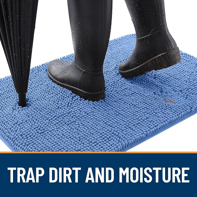 OLANLY Dog Door Mat for Muddy Paws 44x24, Absorbs Moisture and Dirt, Absorbent - Image 2