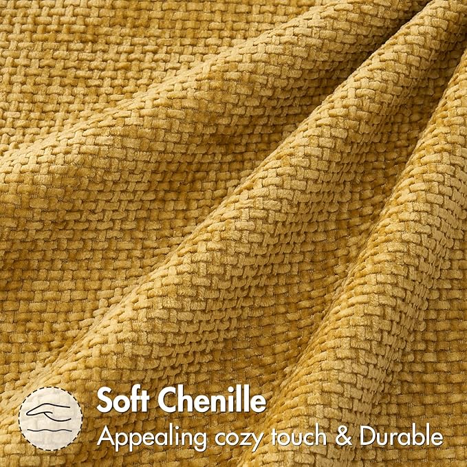 MIULEE Pack of 2 Couch Throw Pillow Covers 20x20 Inch Neutral Gold Modern Boho - Image 6