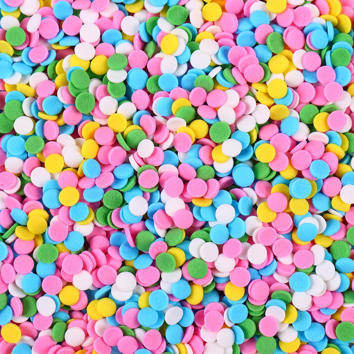 Edible Pastel Sprinkles for Cake Decorating, Confetti Sprinkles, Round Sprinkles for Cupcakes, Cookies, Chocolate, Candy, and Ice Cream Topping(120g/4.23oz)