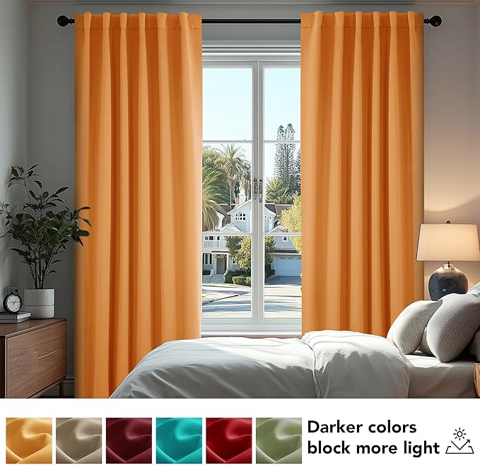 Deconovo Back Tab and Rod Pocket Blackout Curtains - Image 4